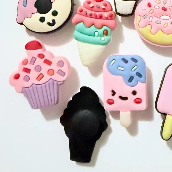 12 Sweet Treats Croc Charms Jibbit Shoe Charm Disney Croc Charms - Picture 8 of 8